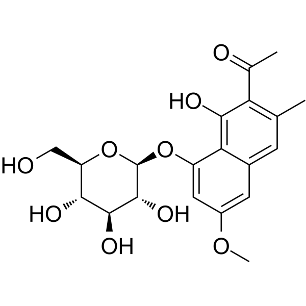 芦荟大黄素-8-葡萄糖苷